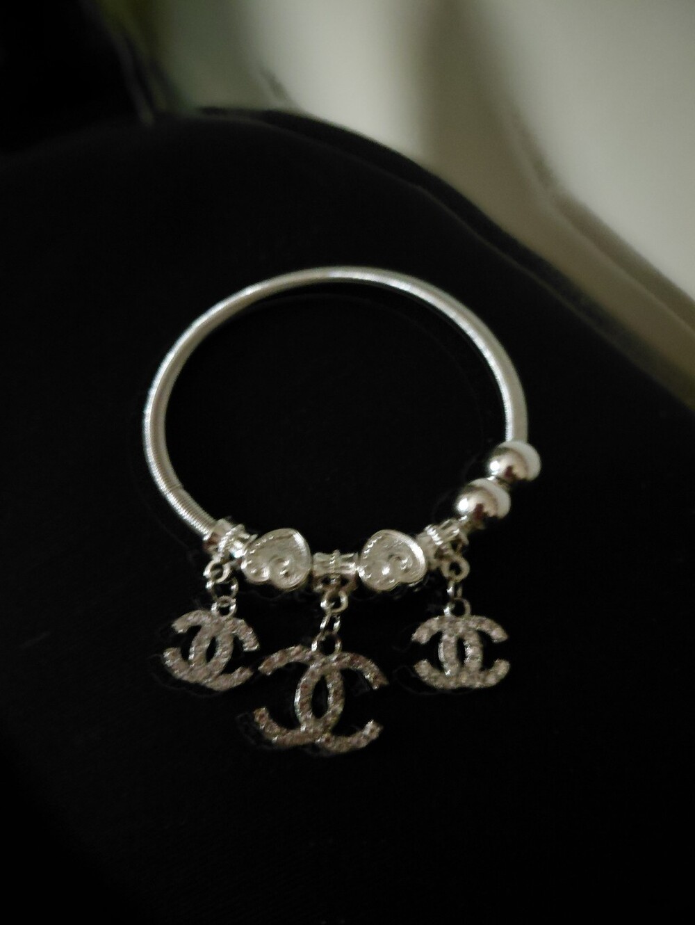 Charm Bracelet With Bling